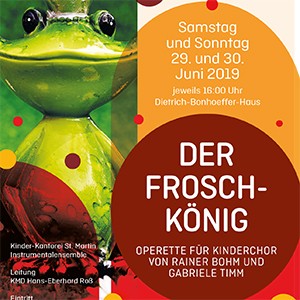 Handzettel Entwurf Froschkoenig Homepage